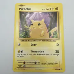 Pikachu 58/102 Base Set Unlimited Pokemon TCG 1999 NM - Image 2