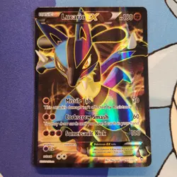 Pokemon Lucario EX 107/111 Furious Fists Ultra Rare - Image 1