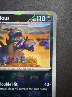 Pokemon Zweilous 066/086 Master Ball Reverse Holo NM SV: White Flare RARE - Image 3