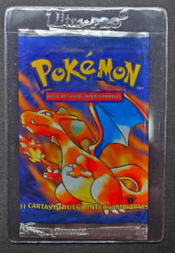 Pokemon Base Set 1st ED 1999 EMPTY Booster Pack Art Set - 3 Packs - Charizard - Image 3