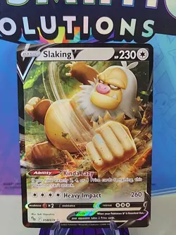 Slaking V 058/078 Ultra Rare Holo - Pokemon Sword & Shield Pokemon Go - Image 1