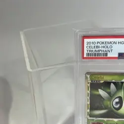 2010 Pokemon HG & SS Celebi Holo Triumphant PSA 9 Mint 92/102 #ML - Image 3