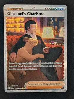 Pokemon Giovanni's Charisma 204/165 and 197/165 Scarlet & Violet 151 - Image 2