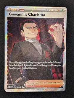 Pokemon Giovanni's Charisma 204/165 and 197/165 Scarlet & Violet 151 - Image 3