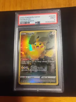 Pokemon Pikachu TCG Crown Zenith: Galarian Gallery GG30/GG70 PSA 9 - Image 1