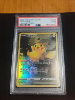 Pokemon Pikachu TCG Crown Zenith: Galarian Gallery GG30/GG70 PSA 9 - Image 2