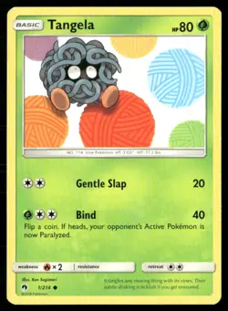 2018 Sun & Moon - Lost Thunder Tangela Basic/Common #1 - Image 1