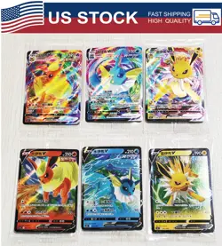 Lot 6 Pokemon S-Chinese Jolteon Flareon Vaporeon V Promo Sealed Unopen Pack - Image 1