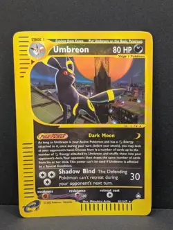 Umbreon 041/147 Aquapolis Reverse Holo Ultra Rare Pokemon TCG Nintendo Eevee LP+ - Image 1