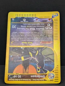 Umbreon 041/147 Aquapolis Reverse Holo Ultra Rare Pokemon TCG Nintendo Eevee LP+ - Image 4