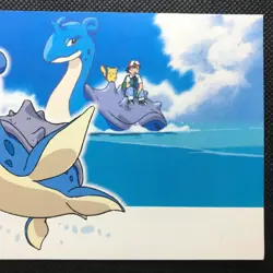 Lapras Pikachu Pokemon Postcard Japan Anime Rare Pocket monster Nintendo F/S - Image 4
