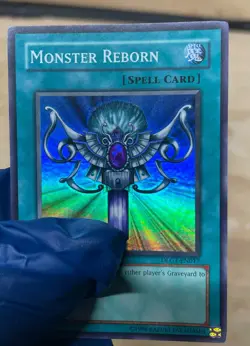 LP Monster Reborn Super Rare Dark Legends DLG1-EN017 - Image 3