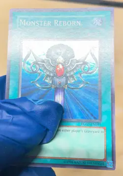 LP Monster Reborn Super Rare Dark Legends DLG1-EN017 - Image 4