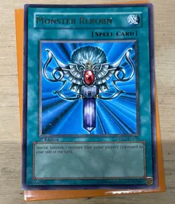 YUGIOH MONSTER REBORN DPYG-EN019 RARE 1ST ED MP - Image 1