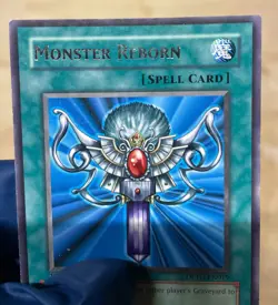YUGIOH MONSTER REBORN DPYG-EN019 RARE 1ST ED MP - Image 2