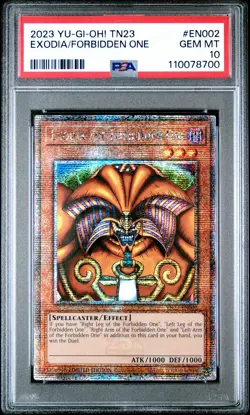 PSA 10 Yugioh Complete Exodia Set Quarter Center Secret Rare (Gem Mint) - Image 2