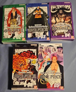 Starter Decks One Piece TCG Lot of 5 Set ST02, ST03, ST04, ST05, ST06 Mint - Image 1