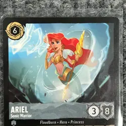 Disney Lorcana Fabled Ariel Sonic Warrior 195/204 Rare NM/Mint - Image 3