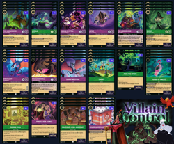 Disney Lorcana Villains | Curated powerful 60-Card Deck & Deck Box | Ready2Play! - Image 1