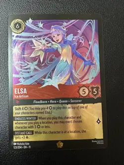 Elsa, Ice Artisan - Winterspell - Legendary - COLD FOIL - Disney Lorcana - Image 1