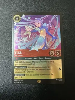 Elsa, Ice Artisan - Winterspell - Legendary - COLD FOIL - Disney Lorcana - Image 3