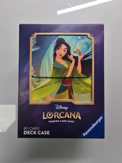 Disney Lorcana Deck Box - Mulan (With Comb) - New/Sealed - Image 1