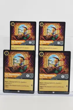 Disney Lorcana The Troubadour - Musical Narrator 11/204 Archazia's 4 Cards UC - Image 1