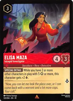 Elisa Maza Intrepid Investigator 122/204 Whispers in the Well Disney Lorcana - Image 1