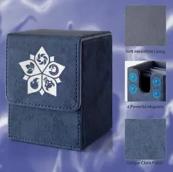 Deck Box for MTG MTG Deck Box Fits 110 Single Sleeved Commander Cards Trading - Image 3