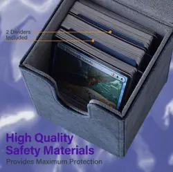 Deck Box for MTG MTG Deck Box Fits 110 Single Sleeved Commander Cards Trading - Image 5