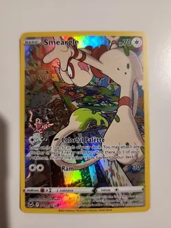 Pokemon TCG Smeargle Trainer Gallery Silver Tempest TG10/TG30 Ultra Rare Card - Image 1