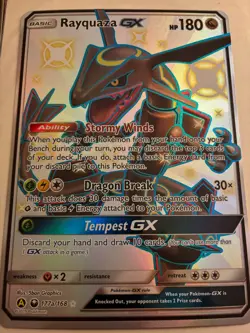 Jumbo Oversized Card Shiny Rayquaza GX 177a/168 Promo 2019 - Image 1