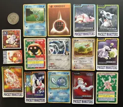Played vintage Japanese cards topsun carddass arceus movie promo vending series - Image 1