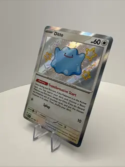 Ditto 201/091 - Paldean Fates Shiny Rare Pokemon TCG - Card 201/091 - Image 2