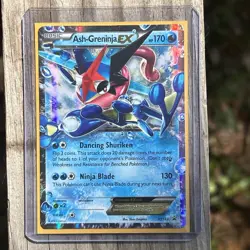 Pokemon TCG Ash-Greninja EX Black Star Promo Holo Card XY133 - Image 3