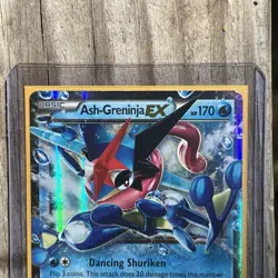 Pokemon TCG Ash-Greninja EX Black Star Promo Holo Card XY133 - Image 4