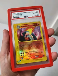 Typhlosion 65/165 - Expedition Set *PSA 10 - GEM MINT* Reverse Holo Pokemon Card - Image 4