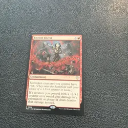 Uncivil Unrest March of the Machine Commander NM Red Rare CARD - Image 1