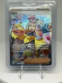 Iono 269/193 SV02: Paldea Evolved Special Illustration Rare Pokemon Card - Image 1