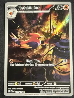 Pokemon TCG Fletchinder Card 199/193 Paldea Evolved NM FAST SHIPPING!!! - Image 1