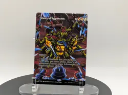 MTG Waves of Aggression BORDERLESS NON-FOIL #0013 TMNT PZA Mythic NM Rare - Image 1