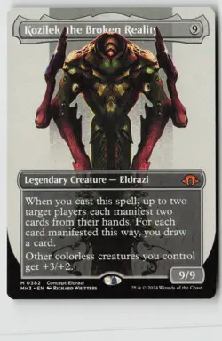 Kozilek, the Broken Reality (Borderless) Modern Horizons 3 (382) Normal - MTG - Image 1