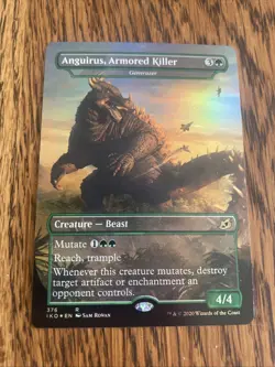 Anguirus, Armored Killer - Gemrazer 376 NM Foil R Ikoria: Lair of Behemoths MTG - Image 1