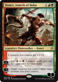 x1 Domri, Anarch of Bolas R MTG War of the Spark M/NM, English - Image 1
