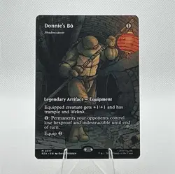 Donnie’s Bo (Shadow Spear) – TMNT MTG Universes Beyond – Near Mint - Image 1