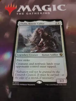 Mtg. Thalia, Heretic Cathar. Foil. Innistrad Remastered. Pack Fresh - Image 1