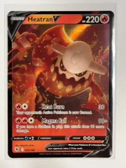 Heatran V 025/189 - Ultra Rare card - Astral Radiance Pokemon - NM/M - Image 1
