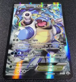 Pokemon: Blastoise EX XY Black Star Promo Full Art Holofoil XY122 - Image 2