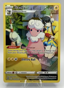 Pokemon TCG Flaaffy SWSH12: Silver Tempest Trainer Gallery TG03/TG30 Holo Ultra - Image 1