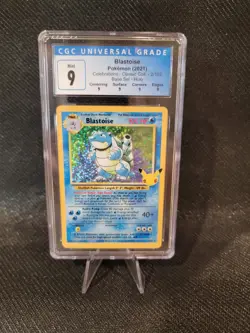 Blastoise 2021 Pokemon Celebrations - Classic Coll. CGC 9 ALL SUBS 9 9 9 9 - Image 1